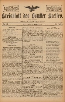 Kreisblatt des Bomster Kreises 1905.11.14 Nr91