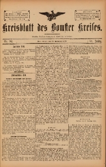 Kreisblatt des Bomster Kreises 1905.11.17 Nr92