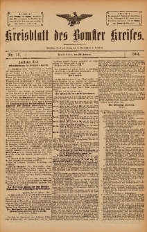 Kreisblatt des Bomster Kreises 1904.02.26 No.16