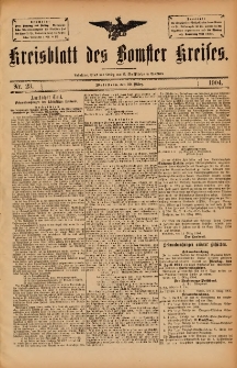 Kreisblatt des Bomster Kreises 1904.03.22 No.23