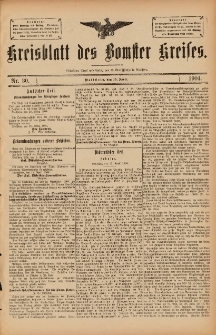 Kreisblatt des Bomster Kreises 1904.04.15 No.30