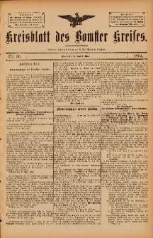 Kreisblatt des Bomster Kreises 1904.05.06 No.36