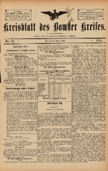 Kreisblatt des Bomster Kreises 1904.07.01 No.52
