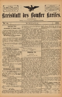 Kreisblatt des Bomster Kreises 1904.07.29 No.60