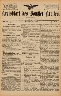Kreisblatt des Bomster Kreises 1904.08.05 No.62