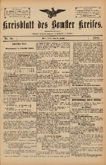 Kreisblatt des Bomster Kreises 1904.08.26 No.68