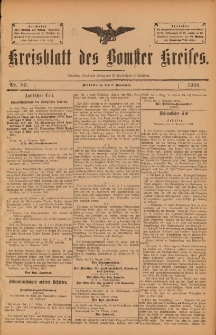 Kreisblatt des Bomster Kreises 1904.11.08 No.89
