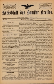 Kreisblatt des Bomster Kreises 1904.12.02 No.96