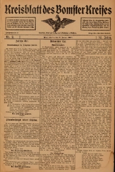 Kreisblatt des Bomster Kreises 1906.01.05 Nr2