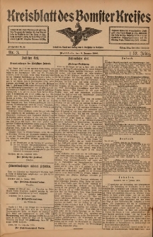 Kreisblatt des Bomster Kreises 1906.01.09 Nr3