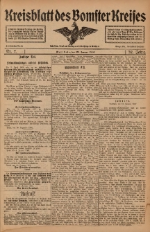 Kreisblatt des Bomster Kreises 1906.01.23 Nr7