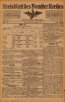 Kreisblatt des Bomster Kreises 1906.02.13 Nr13