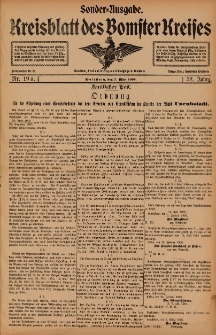 Kreisblatt des Bomster Kreises: Sonder-Ausgabe 1906.03.07 Nr19a