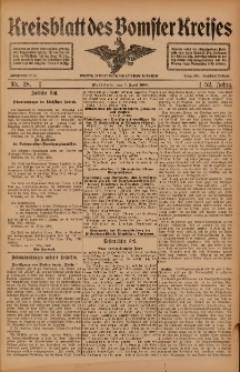 Kreisblatt des Bomster Kreises 1906.04.06 Nr28