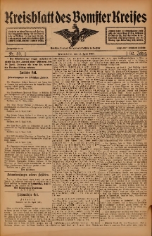 Kreisblatt des Bomster Kreises 1906.04.13 Nr30