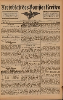 Kreisblatt des Bomster Kreises 1906.04.18 Nr31