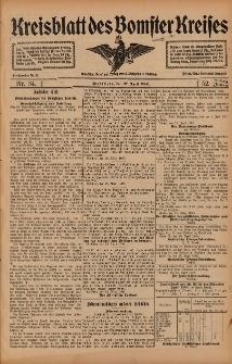 Kreisblatt des Bomster Kreises 1906.04.27 Nr34