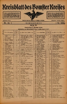 Kreisblatt des Bomster Kreises 1906.05.25 Nr42