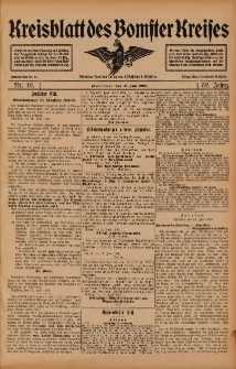 Kreisblatt des Bomster Kreises 1906.06.19 Nr49