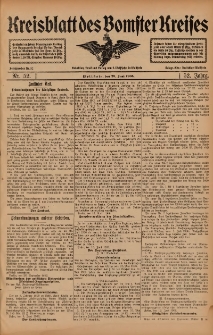 Kreisblatt des Bomster Kreises 1906.06.29 Nr52