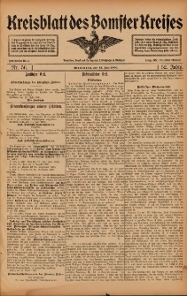 Kreisblatt des Bomster Kreises 1906.07.13 Nr56