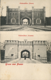Gruss aus Posen. Eichwaldtor (Innen). Eichwaldtor (Aussen).