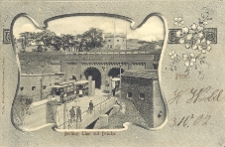 Posen. Berliner Thor mit Br&uuml;cke.