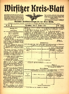 Wirsitzer Kreis-Blatt: Amtliches Publikationsorgan f&uuml;r den Kreis Wirsitz 1912.02.17 Jg.68 Nr20