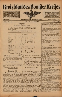 Kreisblatt des Bomster Kreises 1906.08.03 Nr62