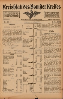 Kreisblatt des Bomster Kreises 1906.08.07 Nr63