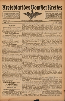 Kreisblatt des Bomster Kreises 1906.08.10 Nr64