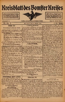 Kreisblatt des Bomster Kreises 1906.10.16 Nr83