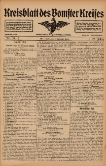 Kreisblatt des Bomster Kreises 1906.11.02 Nr88