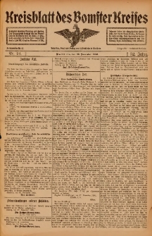 Kreisblatt des Bomster Kreises 1906.11.23 Nr94
