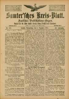 Samtersches Kreis-Blatt = Dziennik Powiatu Szamotulskiego 1904.12.08 Jg.50 Nr143
