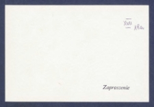 Zaproszenie : [Incipit:] Springer-Verlag Berlin, Biblioteka Uniwersytecka w Poznaniu, Dom Książki w Poznaniu uprzejmie zapraszają na otwarcie wystawy "Nowości Wydawnicze firmy Springer-Verlag", kt&oacute;ra odbędzie się w poniedziałek 18 listopada 1991 roku [...]