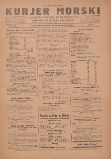 Kurjer Morski Codzienny i Gazeta Dr&oacute;g Żeglownych = Daily Harbour News 1929.12.22-23 R.3 Nr294