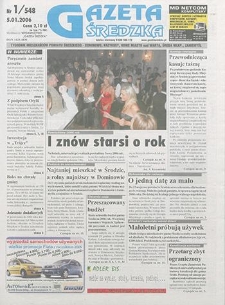 Gazeta Średzka 2006.01.05 Nr1/548