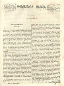 Trzeci Maj. 1843.06.21 R.4 Oddz.II p&oacute;łarkusz 23