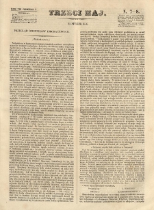 Trzeci Maj. 1846.01.25 R.7 Oddz.I N.7-8