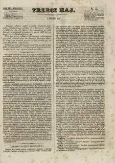 Trzeci Maj. 1847.01.02 R.8 Oddz.I N.5
