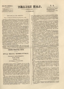 Trzeci Maj. 1847.01.23 R.8 Oddz.I N.8