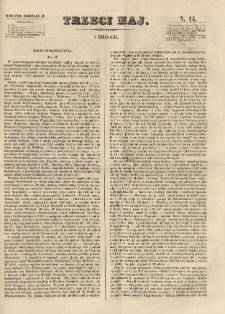 Trzeci Maj. 1847.03.08 R.8 Oddz.II N.14