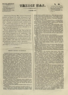 Trzeci Maj. 1847.12.04 R.8 Oddz.IV N.46