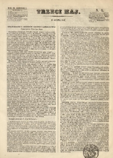 Trzeci Maj. 1847.12.18 R.9 Oddz.I N.1