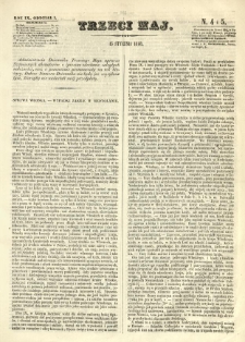 Trzeci Maj. 1848.01.15 R.9 Oddz.I N.4-5