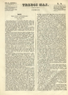 Trzeci Maj. 1848.02.12 R.9 Oddz.I N.9