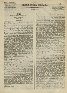 Trzeci Maj. 1848.02.18 R.9 Oddz.I N.10