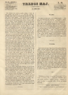 Trzeci Maj. 1848.02.28 R.9 Oddz.I N.11