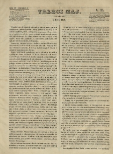 Trzeci Maj. 1848.03.25 R.9 Oddz.I N.15